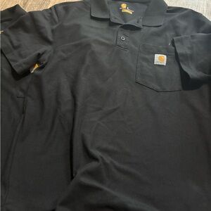 2 Men’s Carhartt Black Polo Shirt